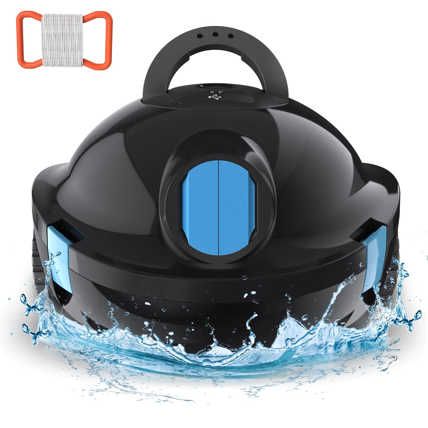 AdelCogni Cordless Robotic Pool Cleaner Lightweight Wall Climbing Vacuum