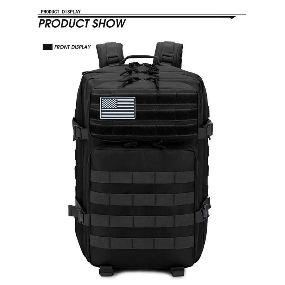 50L Tactical Backpack 900D Oxford Waterproof Military MOLLE Rucksack