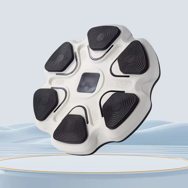 BeatiZax Music Boxing Machine - 661lb Punch Capacity Smart Training System, Bluetooth Speakers, 9-Speed Reaction Lights
