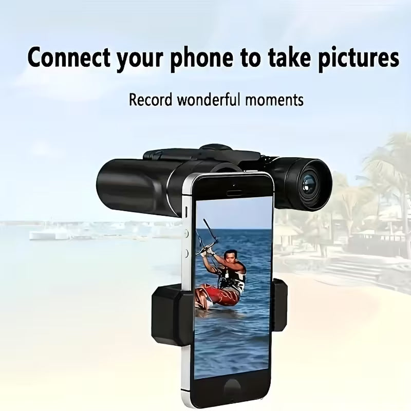 BiniClaxi Bird Watching Binoculars - 180g Ultra-Lightweight Pocket Binoculars, 99.8% Light Transmission FMC Optics