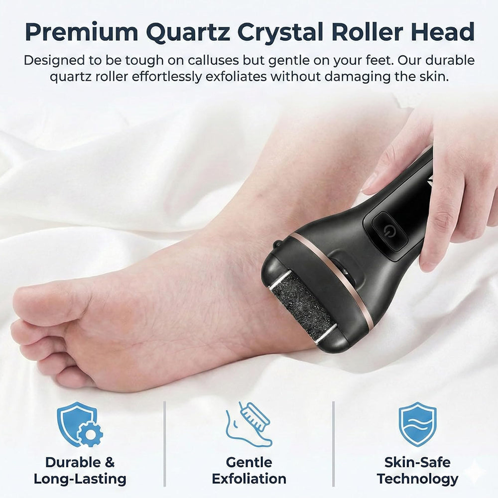 BostFico Electric Callus Remover, Rechargeable Pedicure Foot Care Tool