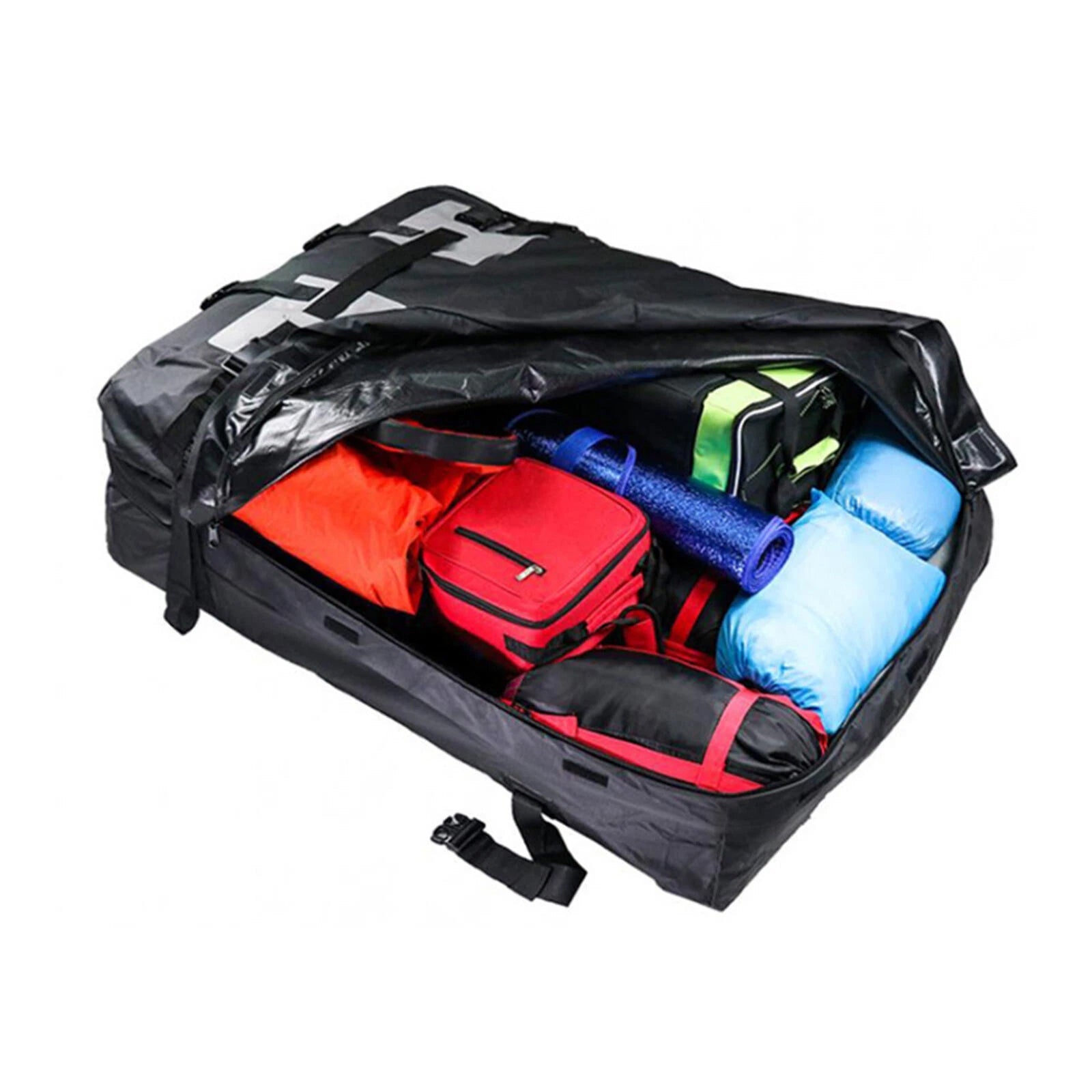 CarixBagi Rooftop Cargo Bag 15 Cubic Feet 100% Waterproof Military-Grade Carrier