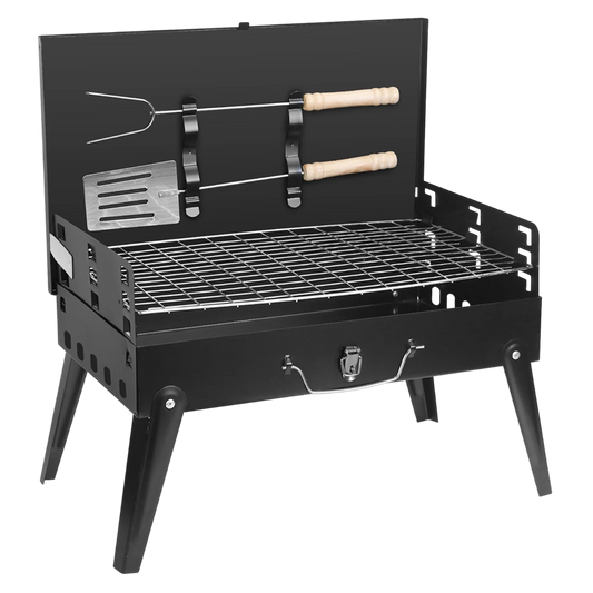 ChaxiCovi Portable Charcoal Grill 5.25 lbs Foldable Tabletop BBQ Baker