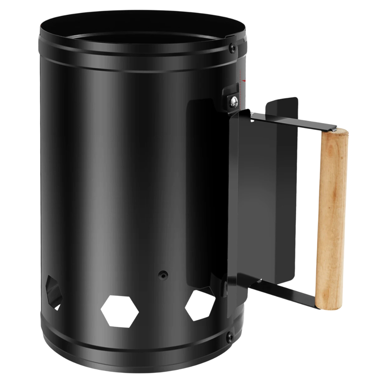 66 Large Capacity Charcoal Chimney Starter, Quick Light No Lighter Fluid Required