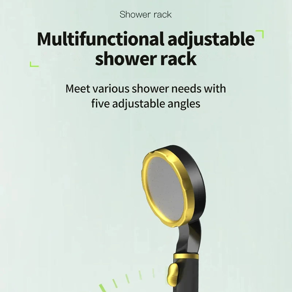 CiShowix Portable Camping Shower 6000mAh Battery USB-C Smart Digital Temperature Display IPX7