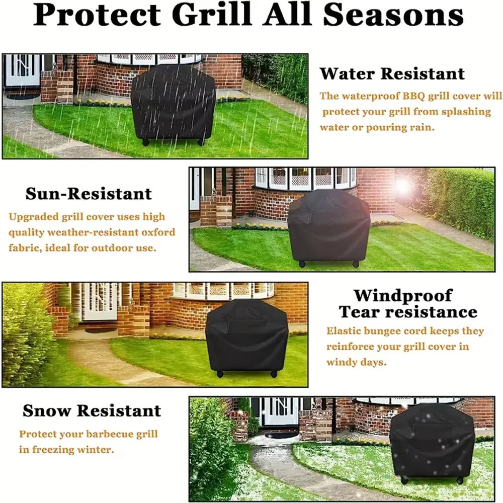 ColivGrill Grill Cover Waterproof Heavy Duty UV Resistant Barbecue Hood