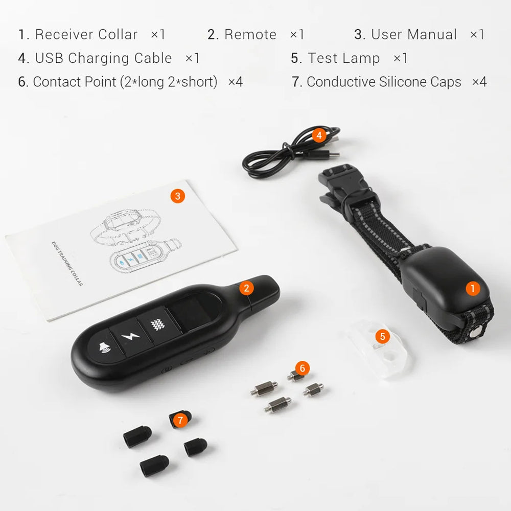 ColixDogi Dog Training Collar 3300ft Range IPX7 Waterproof Rechargeable for Dogs 4-120lbs