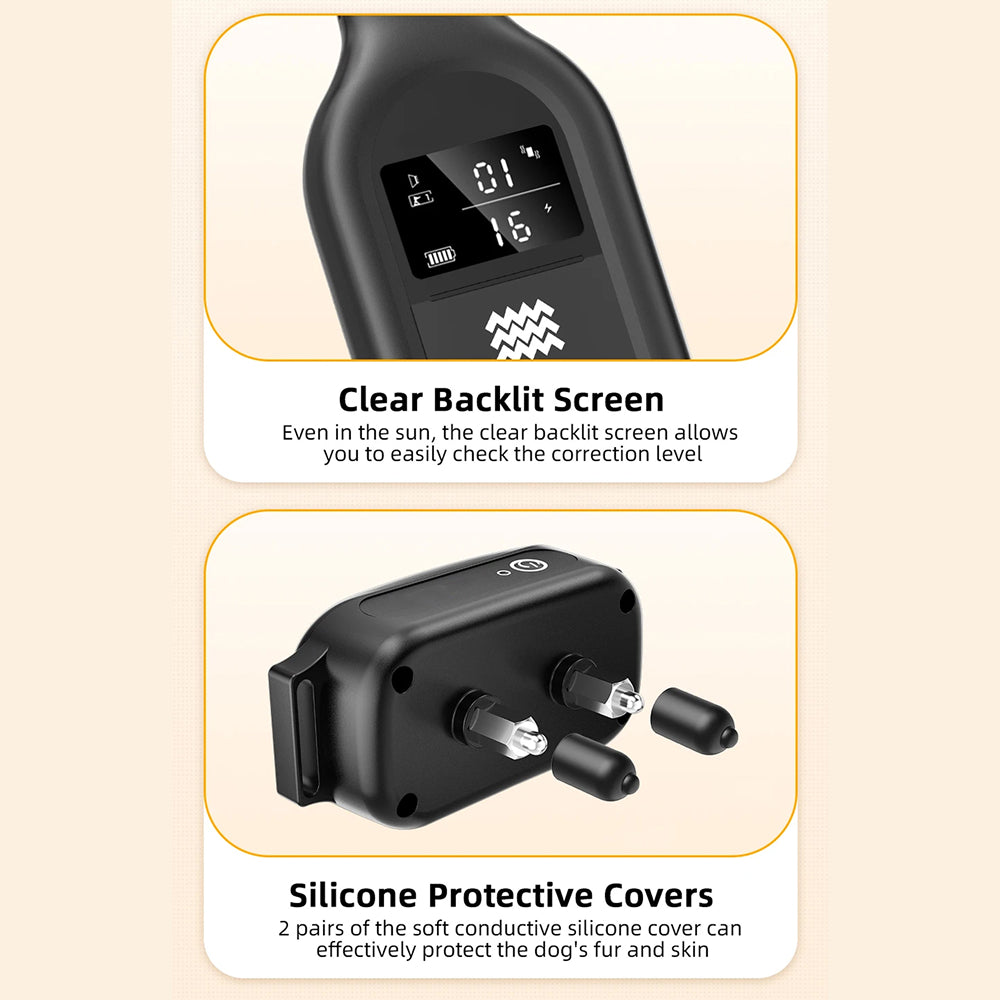 ColixDogi Dog Training Collar 3300ft Range IPX7 Waterproof Rechargeable for Dogs 4-120lbs