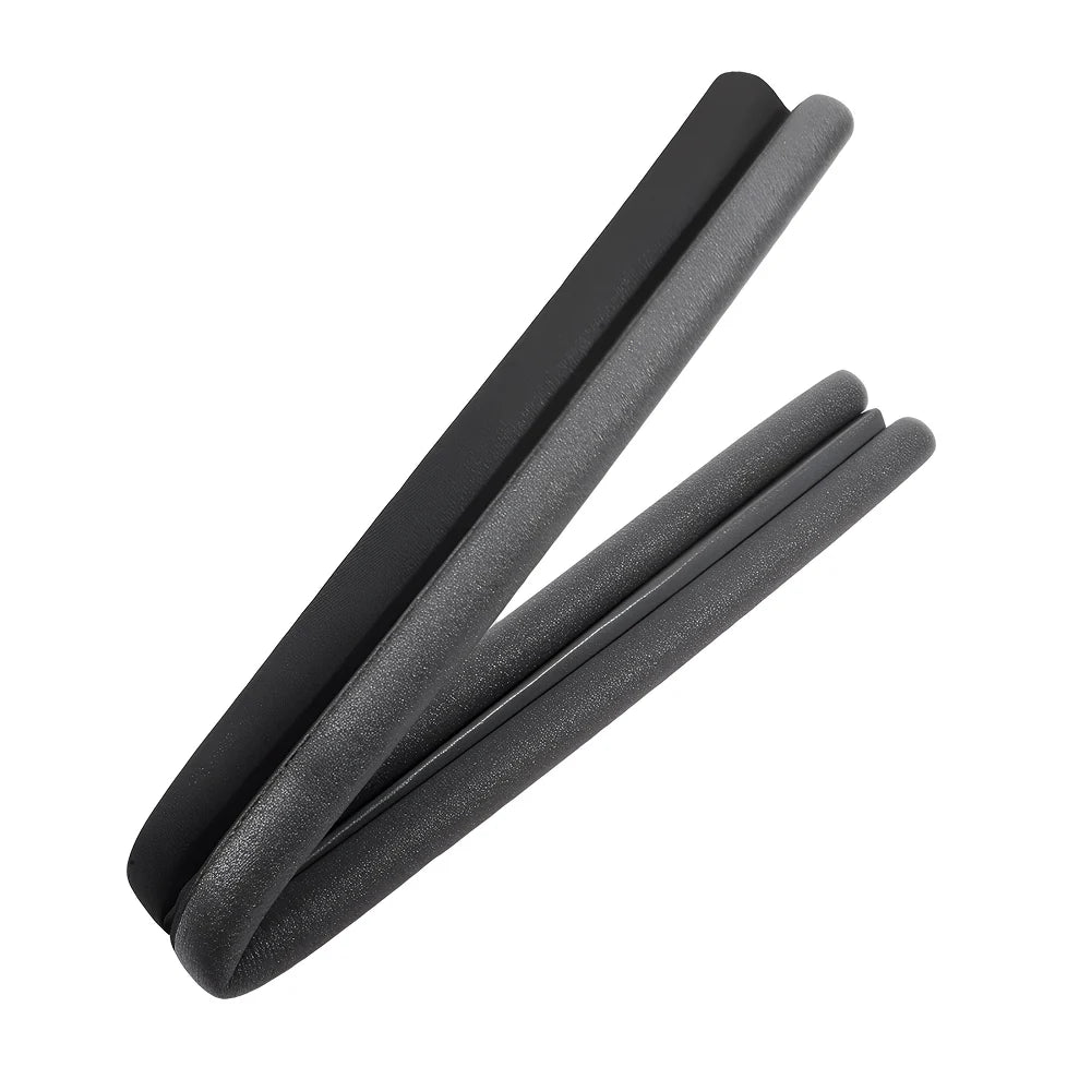 DaxenMix Door Draft Stopper - Premium Leather Double-Sided Under Door Seal, High-Density Foam Insulation for Energy Saving and Noise Reduction, Fits up to 36