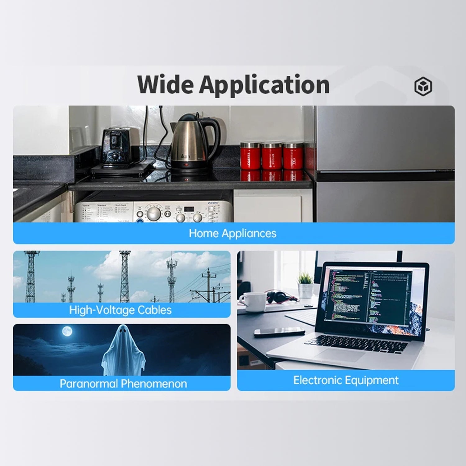 DetexMifi EMF Detector 3-in-1 0.01μT Precision 2.4