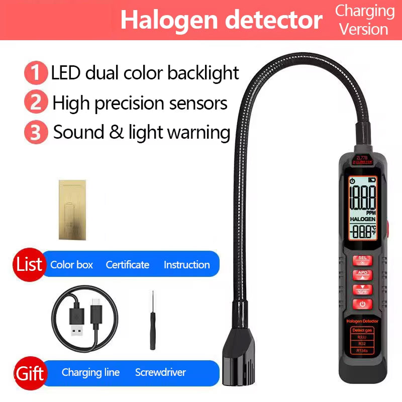 DetoSafer Refrigerant Leak Detector 0.5oz/yr High Precision for R22 R410A R134A R1234YF