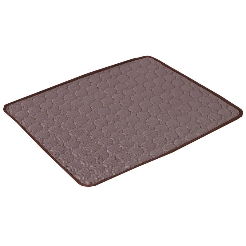 DovixMati Dog Cooling Mat Ice-Silk Technology Washable Pet Pad for Large & Small Breeds
