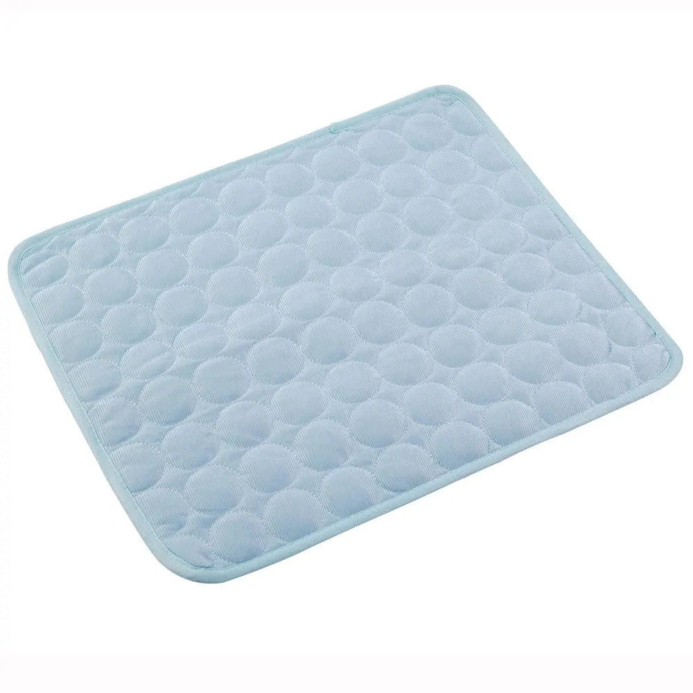 DovixMati Dog Cooling Mat Ice-Silk Technology Washable Pet Pad for Large & Small Breeds