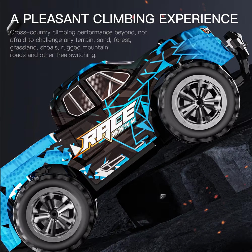 DriftXigo High-Speed RC Car 20km/h with Independent Metal Shock Absorbers, 2.4GHz Anti-Interference and LED Searchlights