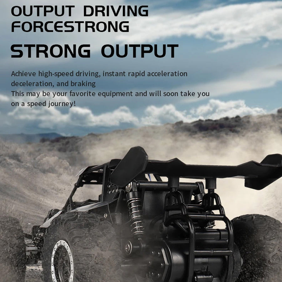 DriftXigo High-Speed RC Car 20km/h with Independent Metal Shock Absorbers, 2.4GHz Anti-Interference and LED Searchlights