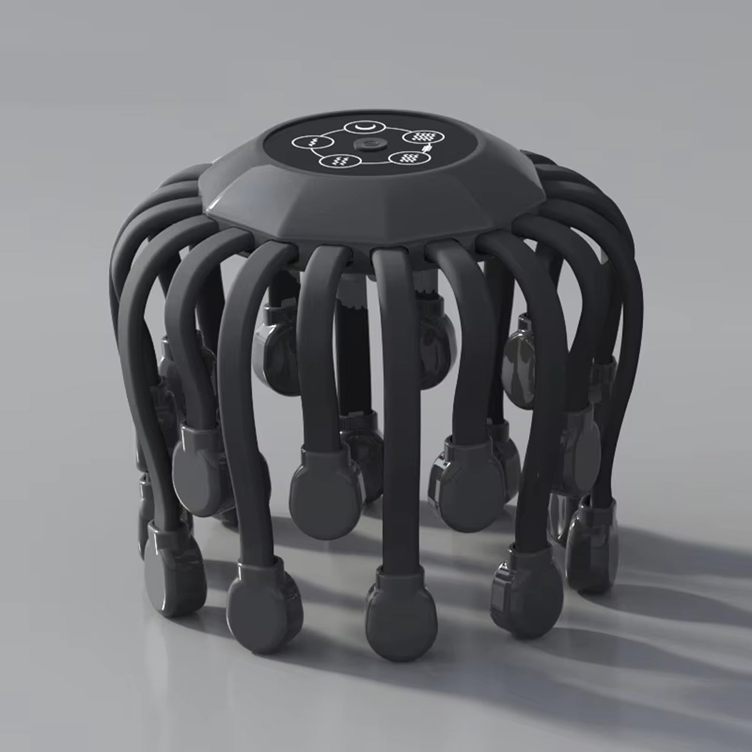 EaseCrano TMS Smart Head Massager with 20-Point Contact System, 5 Specialized Modes and 360° Rotational Therapy
