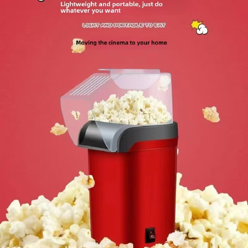 EaziCrisp Hot Air Popcorn Popper - 99% High Efficiency Oil-Free Popcorn Maker, Under 3 Minutes Fast Popping