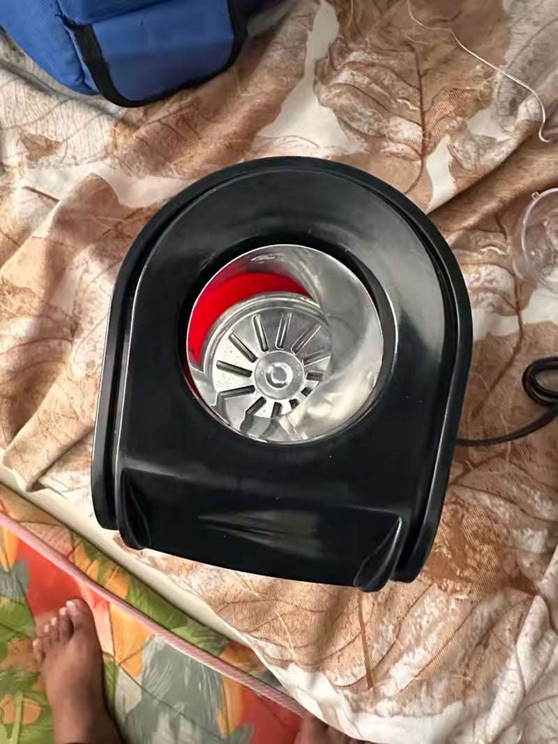 EaziCrisp Hot Air Popcorn Popper - 99% High Efficiency Oil-Free Popcorn Maker, Under 3 Minutes Fast Popping