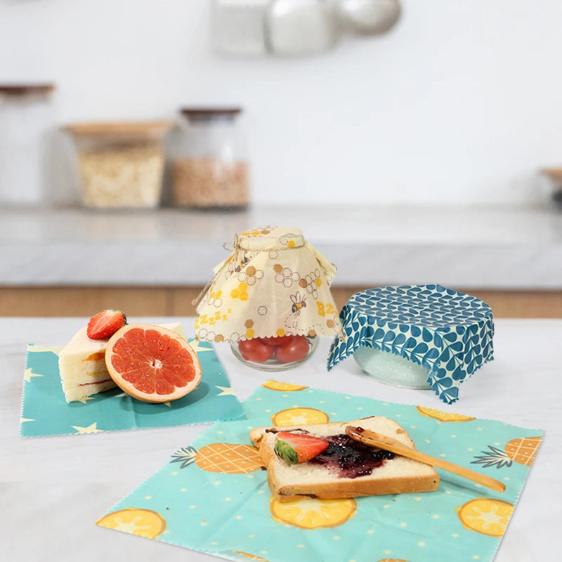 EmberFere Beeswax Wrap, Reusable Sustainable Food Storage Wrappers