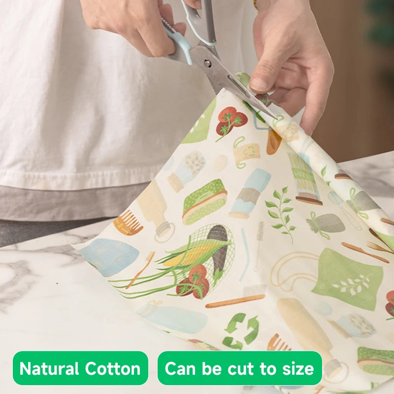 EmberFere Beeswax Wrap, Reusable Sustainable Food Storage Wrappers