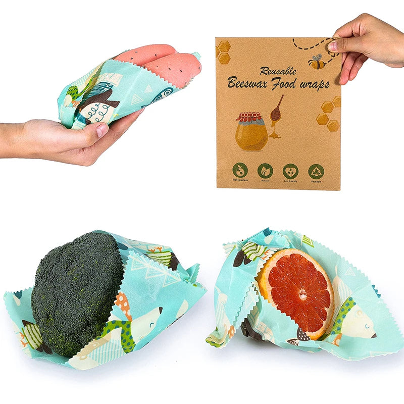 EmberFere Beeswax Wrap, Reusable Sustainable Food Storage Wrappers