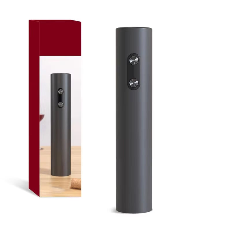 EnziVine 5-Piece Electric Wine Opener Set with 8-Second Rapid Extraction, Vacuum Preserver and Elegant Storage Base