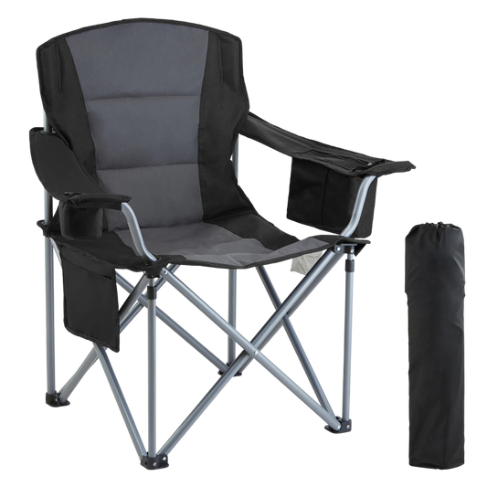 Portable Fishing Chair with Cooler Bag 350 lbs Capacity Foldable