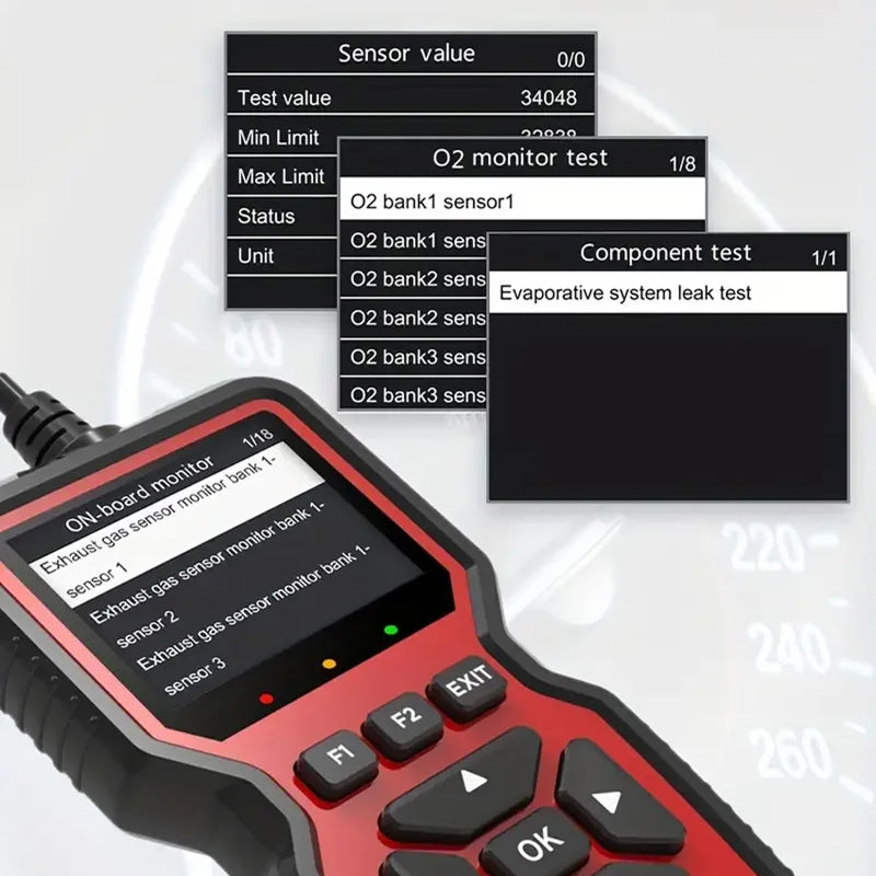 FixPolax OBD2 Scanner Professional - 35,901 DTC Library, Advanced Mode 6 & 8 Diagnostics, Battery Tester, and Lifetime Free Updates