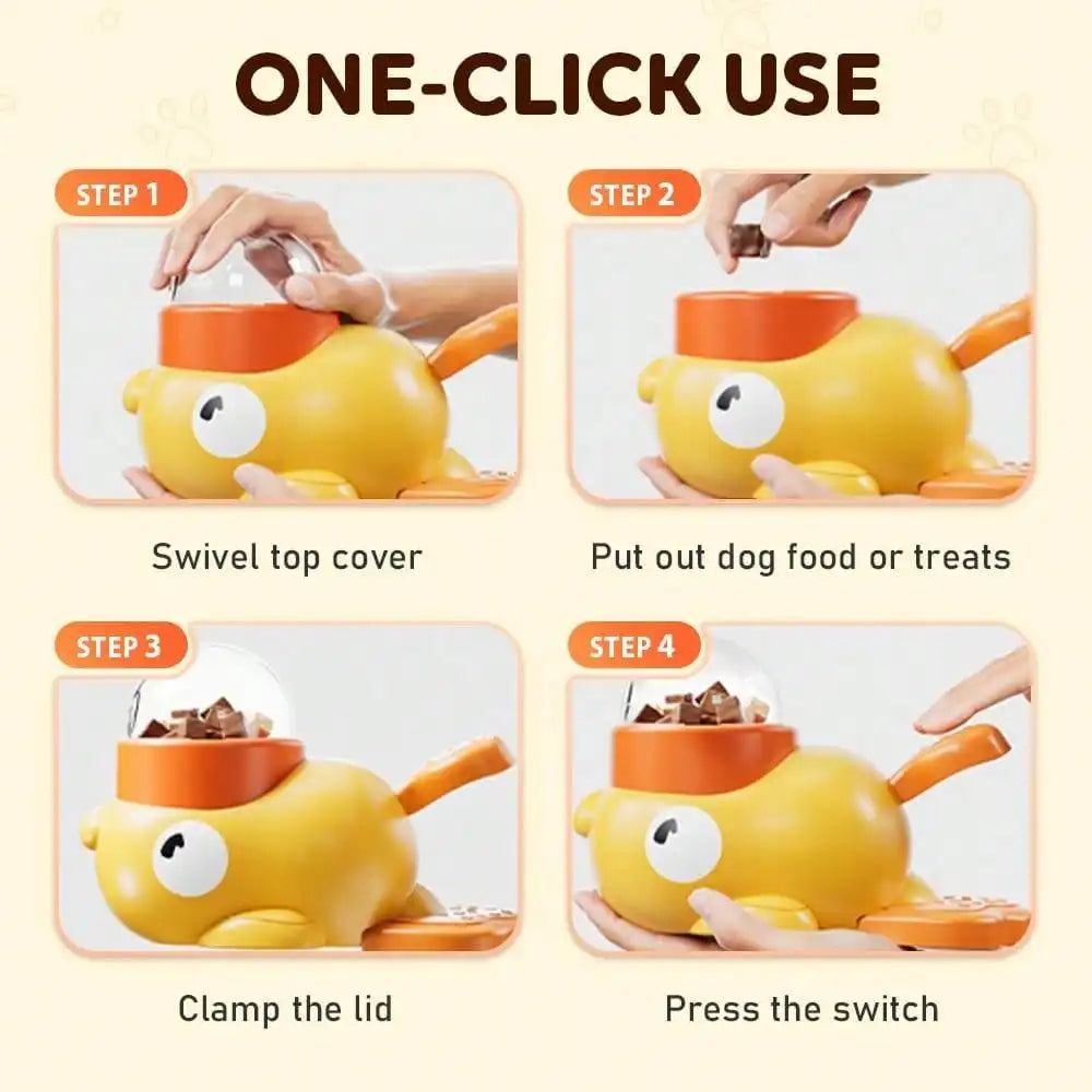 FizoClen Dog Slow Feeder Bowl - 10x Slower Interactive Puzzle Non-Slip Base