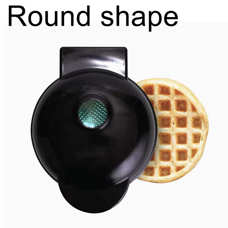FoldYumi 350W Compact Waffle Maker with PFOA-Free Non-Stick Surface, 60-Second Cleanup and Cool-Touch Safety Handle