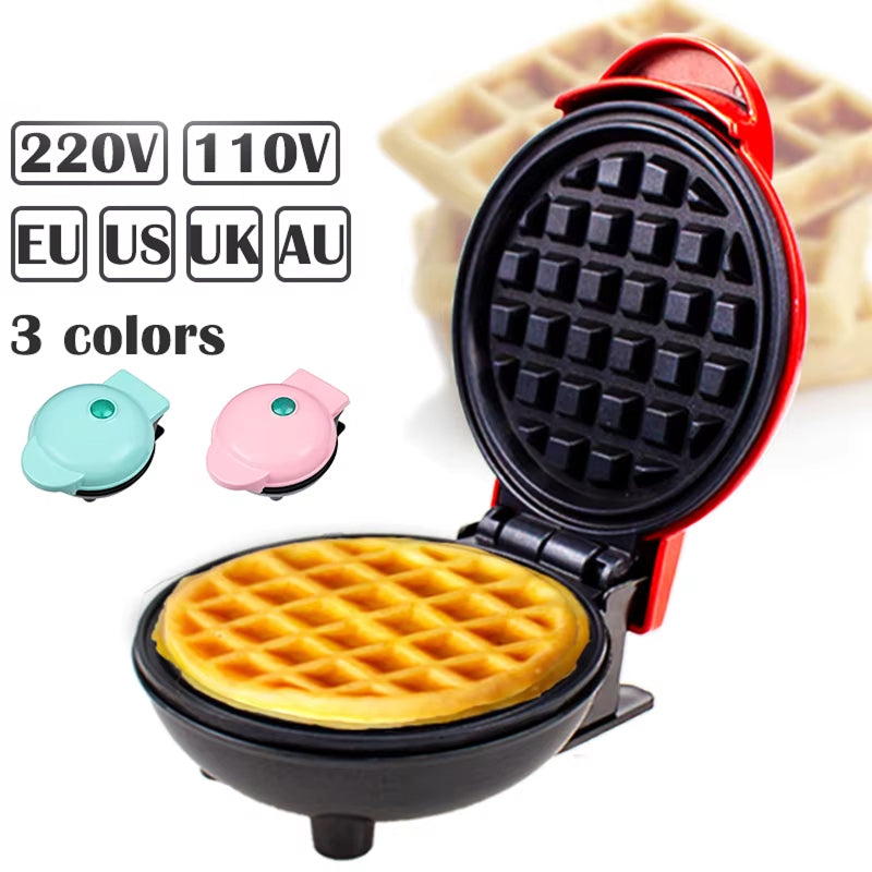 FoldYumi 350W Compact Waffle Maker with PFOA-Free Non-Stick Surface, 60-Second Cleanup and Cool-Touch Safety Handle