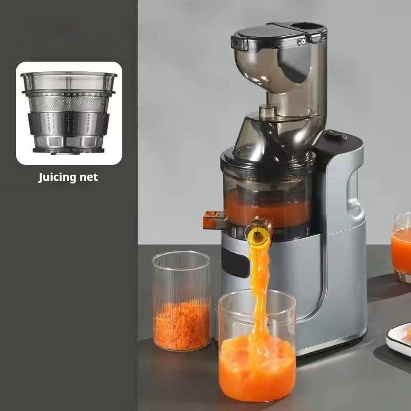 FrostyClas Cold Press Juicer 97% Yield Slow Masticating Juicer 70mm Large Feed Chute