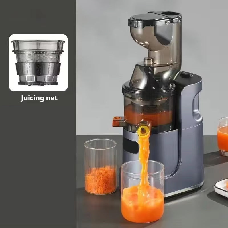 FrostyClas Cold Press Juicer 97% Yield Slow Masticating Juicer 70mm Large Feed Chute