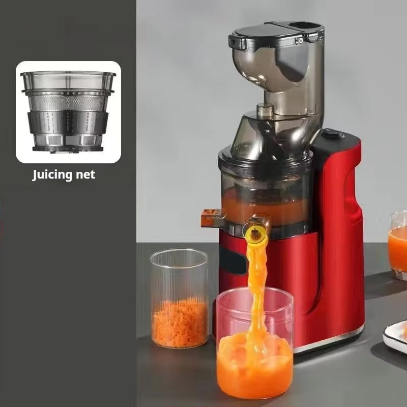 FrostyClas Cold Press Juicer 97% Yield Slow Masticating Juicer 70mm Large Feed Chute