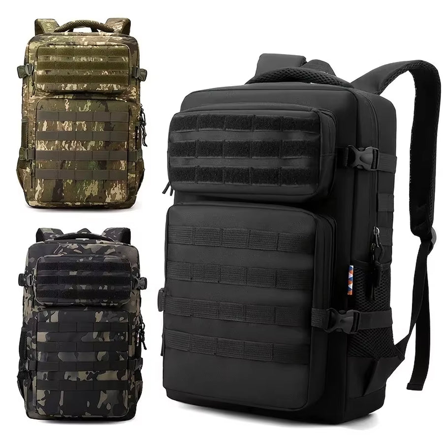 HuntRigki 35L Hunting Backpack Waterproof Oxford Fabric with Rifle/Bow Carry System