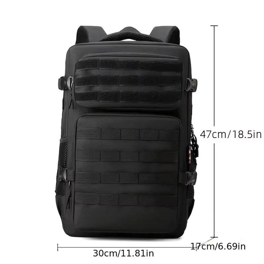 HuntRigki 35L Hunting Backpack Waterproof Oxford Fabric with Rifle/Bow Carry System