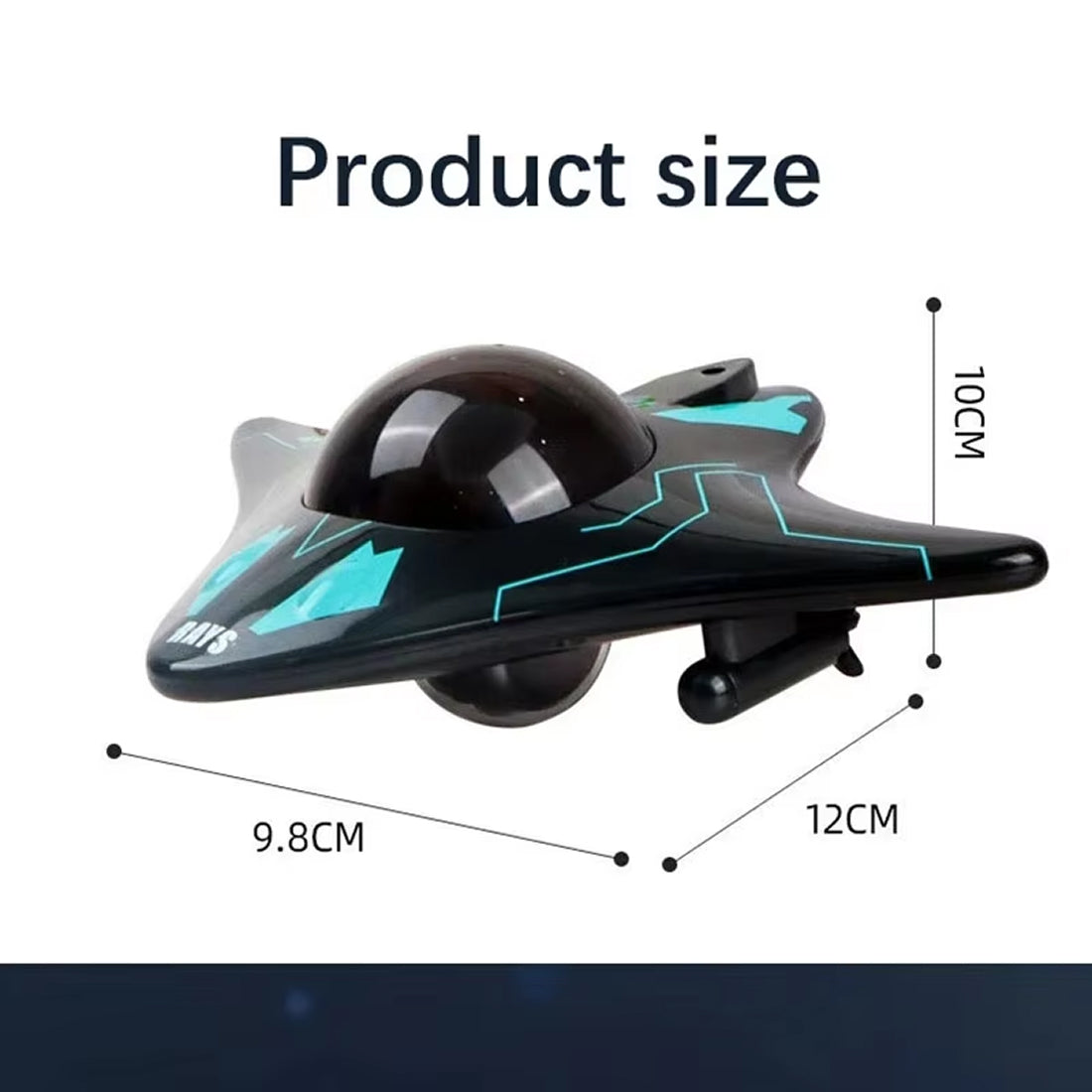 JetixBoat High-Speed RC Boat with Real-Time HD Underwater Camera, 40km/h Top Speed and Gravity-Sensing Smartphone Control