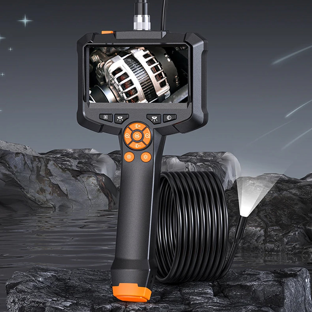JixaVix 1080P HD Industrial Endoscope with 4.3