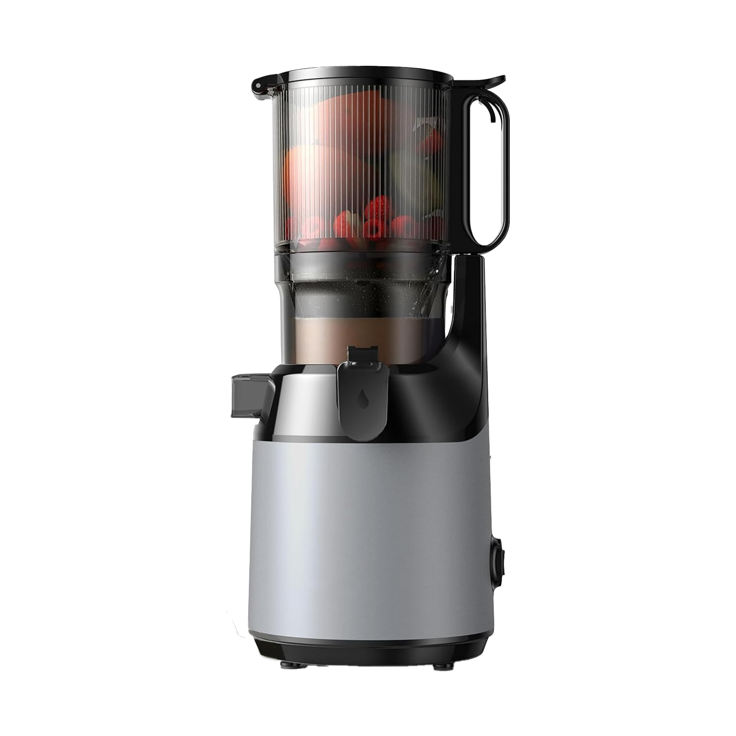 JoyDrinko Cold Press Masticating Juicer 130mm Extra-Wide Feeding Chute for Whole Fruits with 90% High Juice Yield and 1.8L Capacity