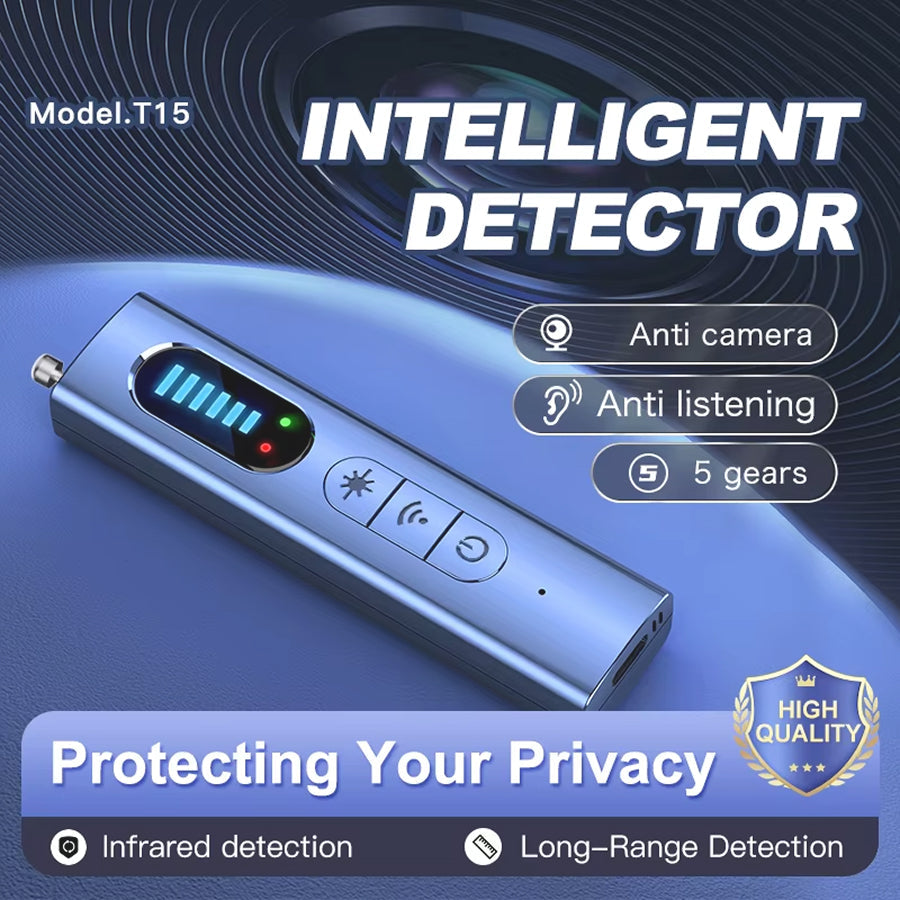 LensDtec Professional Privacy Scanner with 5-Point Detection Tech, AI Smart Chip, and 30m+ Long-Range Booster Antenna