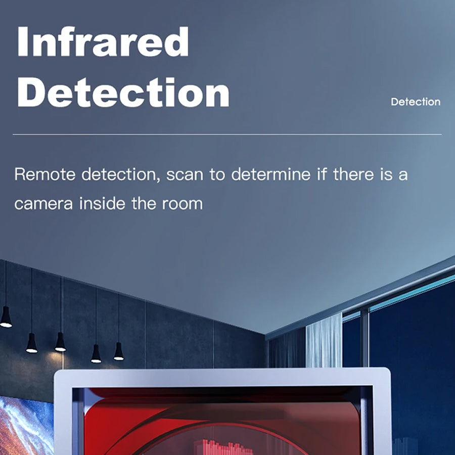 LensDtec Professional Privacy Scanner with 5-Point Detection Tech, AI Smart Chip, and 30m+ Long-Range Booster Antenna