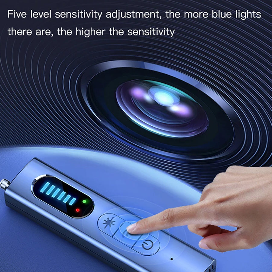 LensDtec Professional Privacy Scanner with 5-Point Detection Tech, AI Smart Chip, and 30m+ Long-Range Booster Antenna