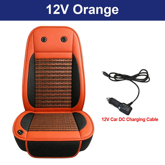 LieEsata Cooling Seat Cushion with Non-Slip Base for Car & Office Chair