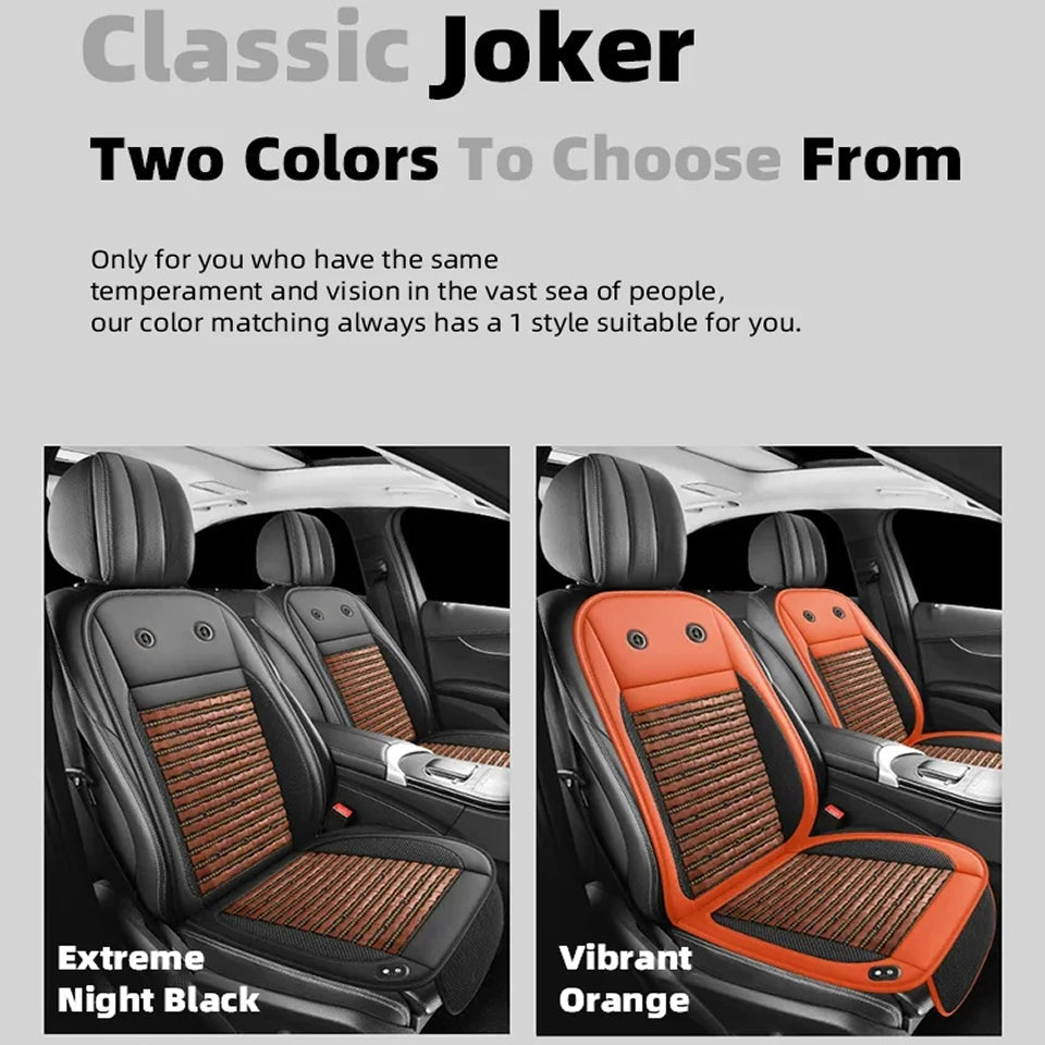 LieEsata Cooling Seat Cushion with Non-Slip Base for Car & Office Chair