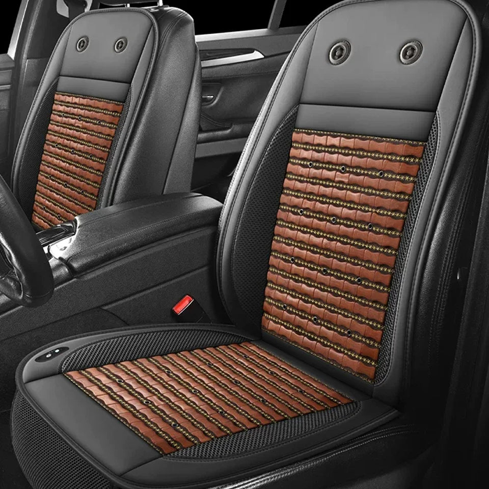 LieEsata Cooling Seat Cushion with Non-Slip Base for Car & Office Chair