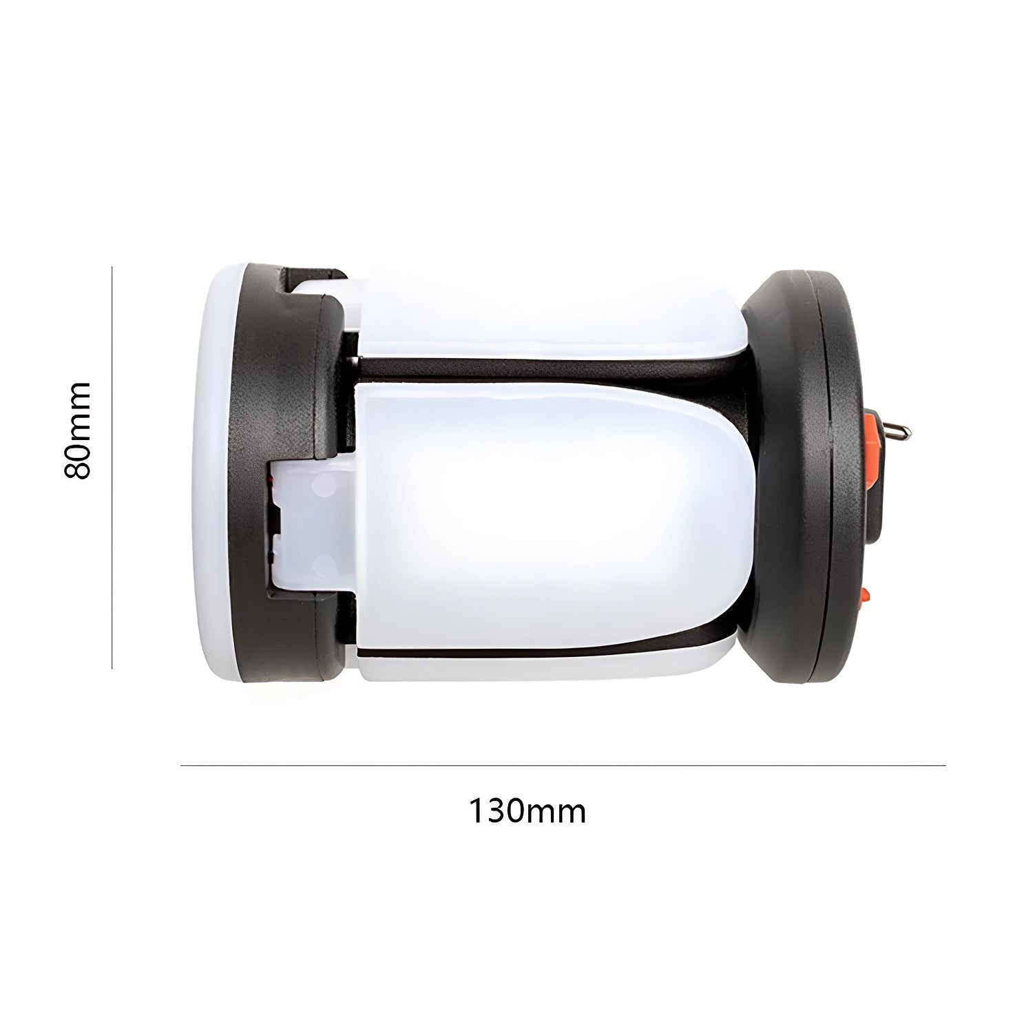 LomiFors Solar & USB Rechargeable Emergency Lantern with 90° Folding Leaf Design, 1000LM Brightness and 4500mAh Power Bank