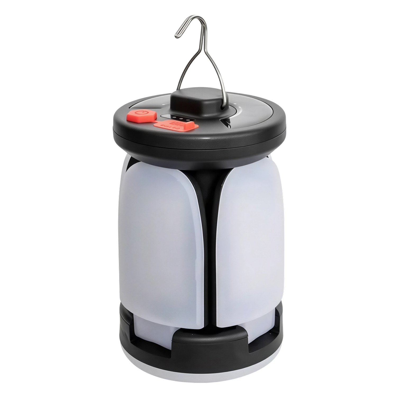 LomiFors Solar & USB Rechargeable Emergency Lantern with 90° Folding Leaf Design, 1000LM Brightness and 4500mAh Power Bank