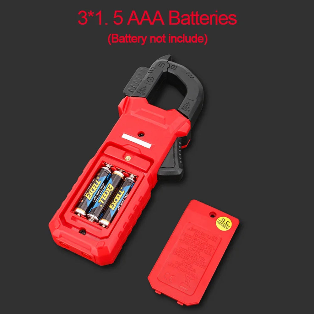 True RMS Digital Clamp Meter 6000 Counts AC DC Ammeter Voltmeter with NCV 36mm Jaw MereiCeci