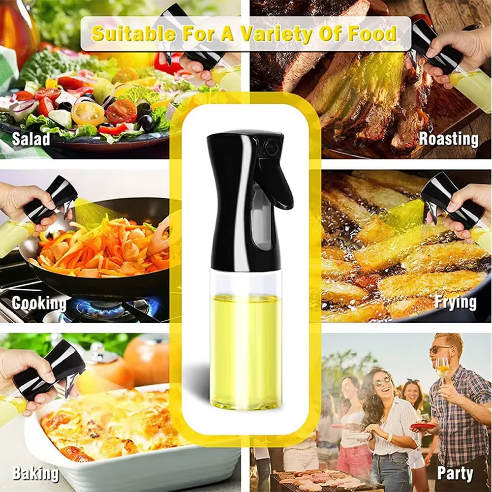 MitiSprix Oil Sprayer for Cooking 300ml/500ml High-Pressure Mist for Air Fryer and Olive Oil