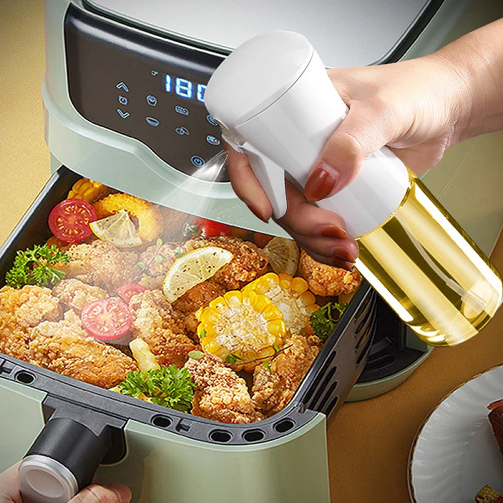 MitiSprix Oil Sprayer for Cooking 300ml/500ml High-Pressure Mist for Air Fryer and Olive Oil